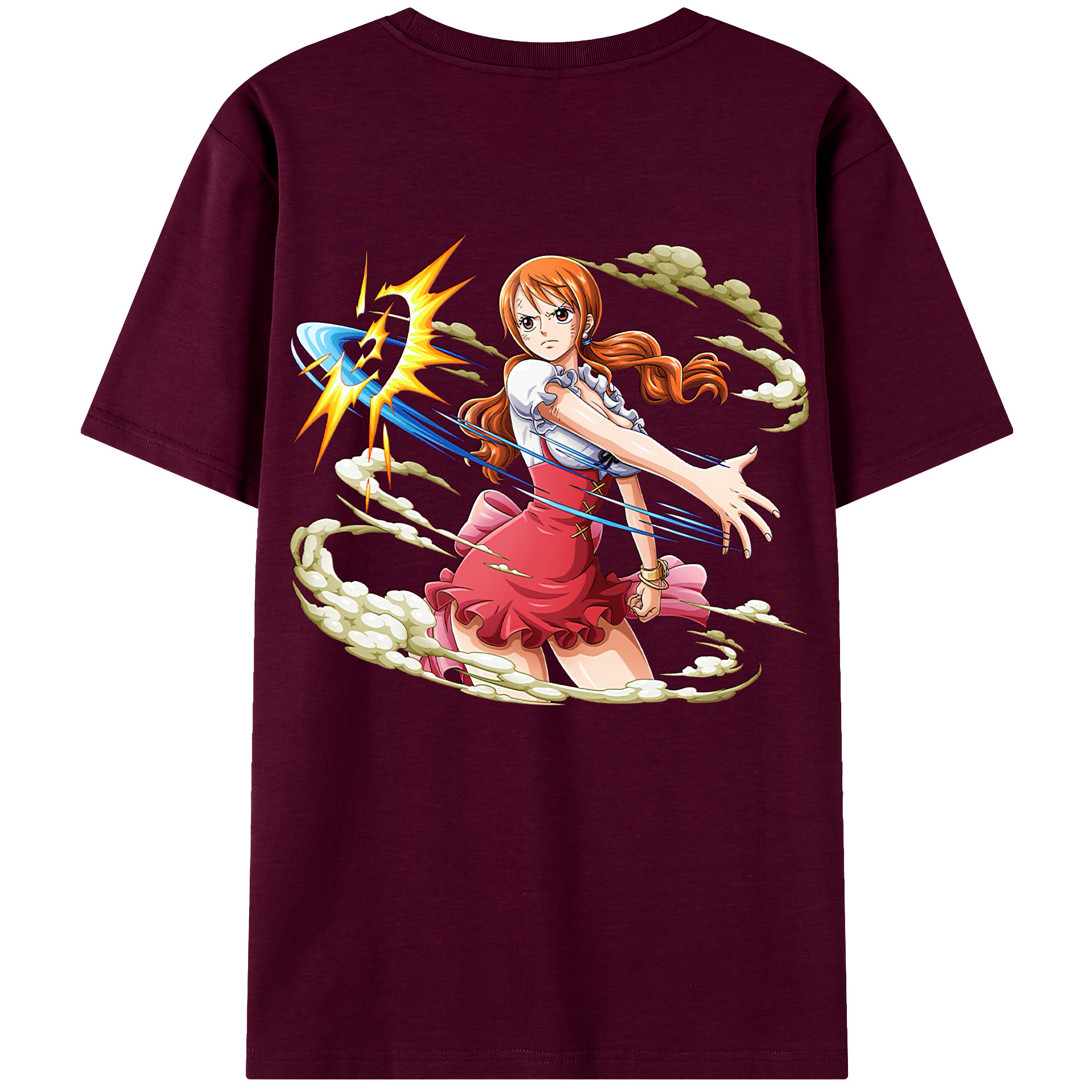 （画像用） ワンピース ナミ ONE PIECE Nami レディース半袖Tシャツ(バックプリント)